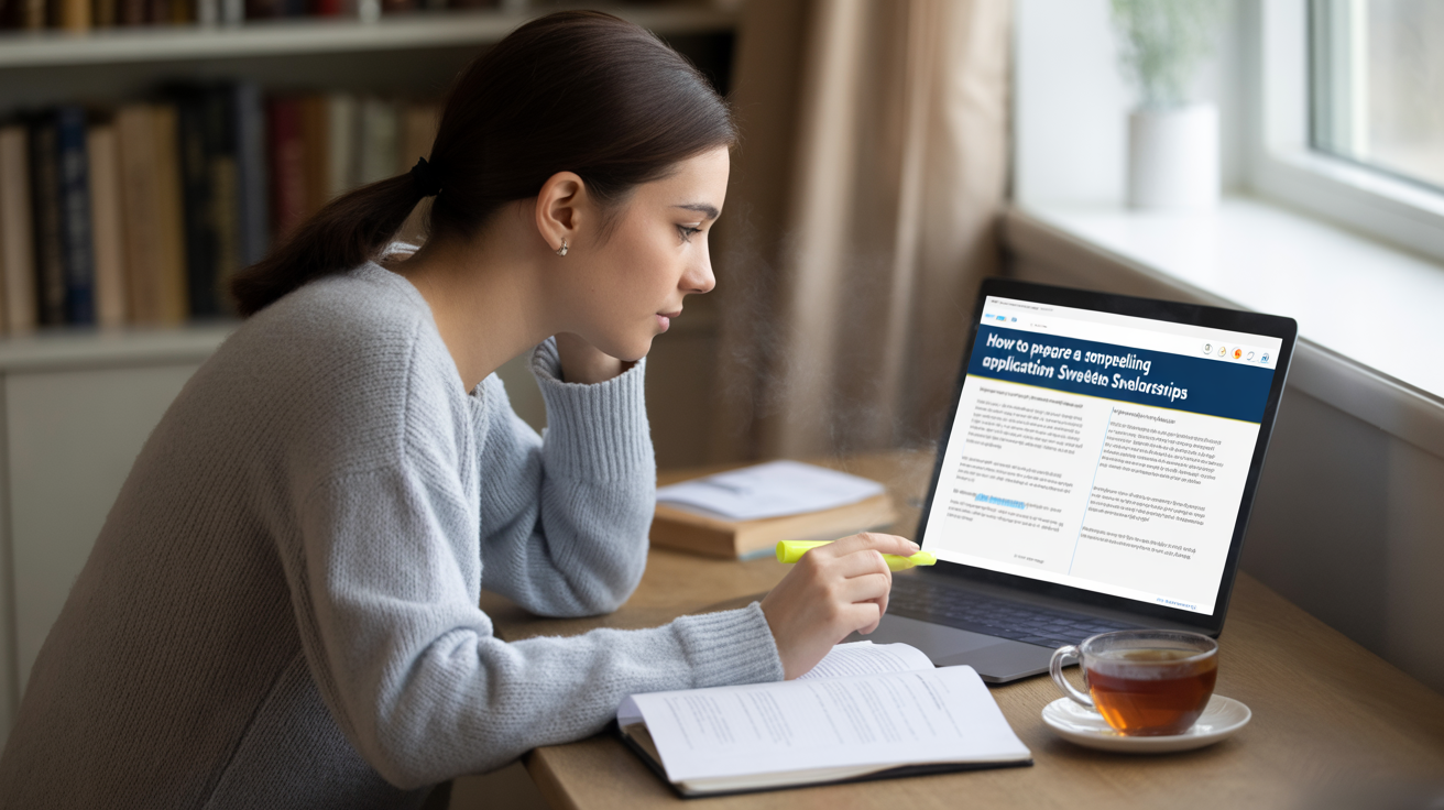 How to Prepare a Compelling Application for Sweden Scholarships